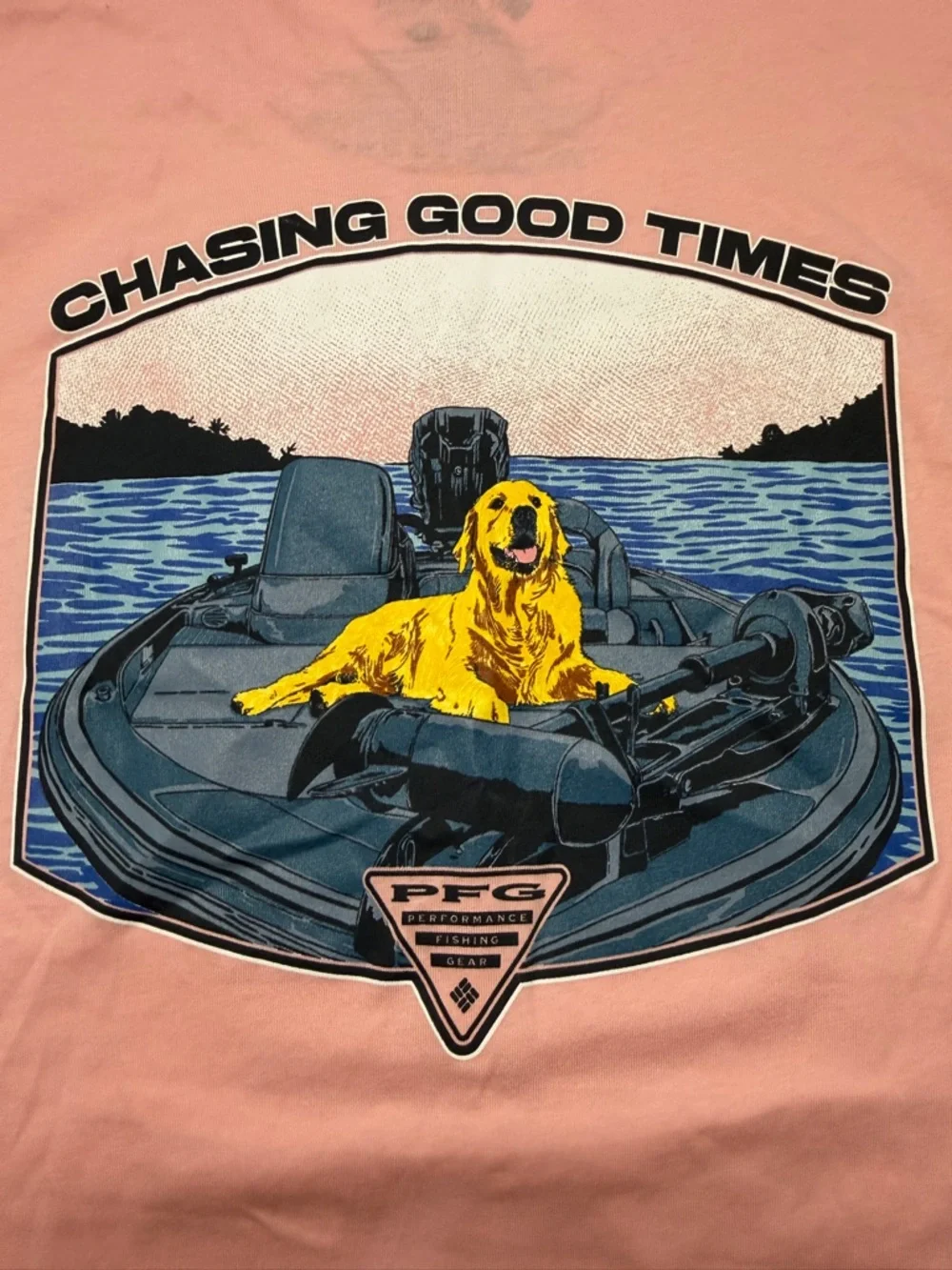Columbia Pink‎ Short Sleeve Logo Tee